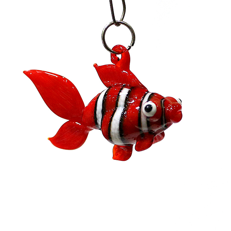 Marine Aquarium Europe - Miniature Glass Sea Fish Pendant Cute