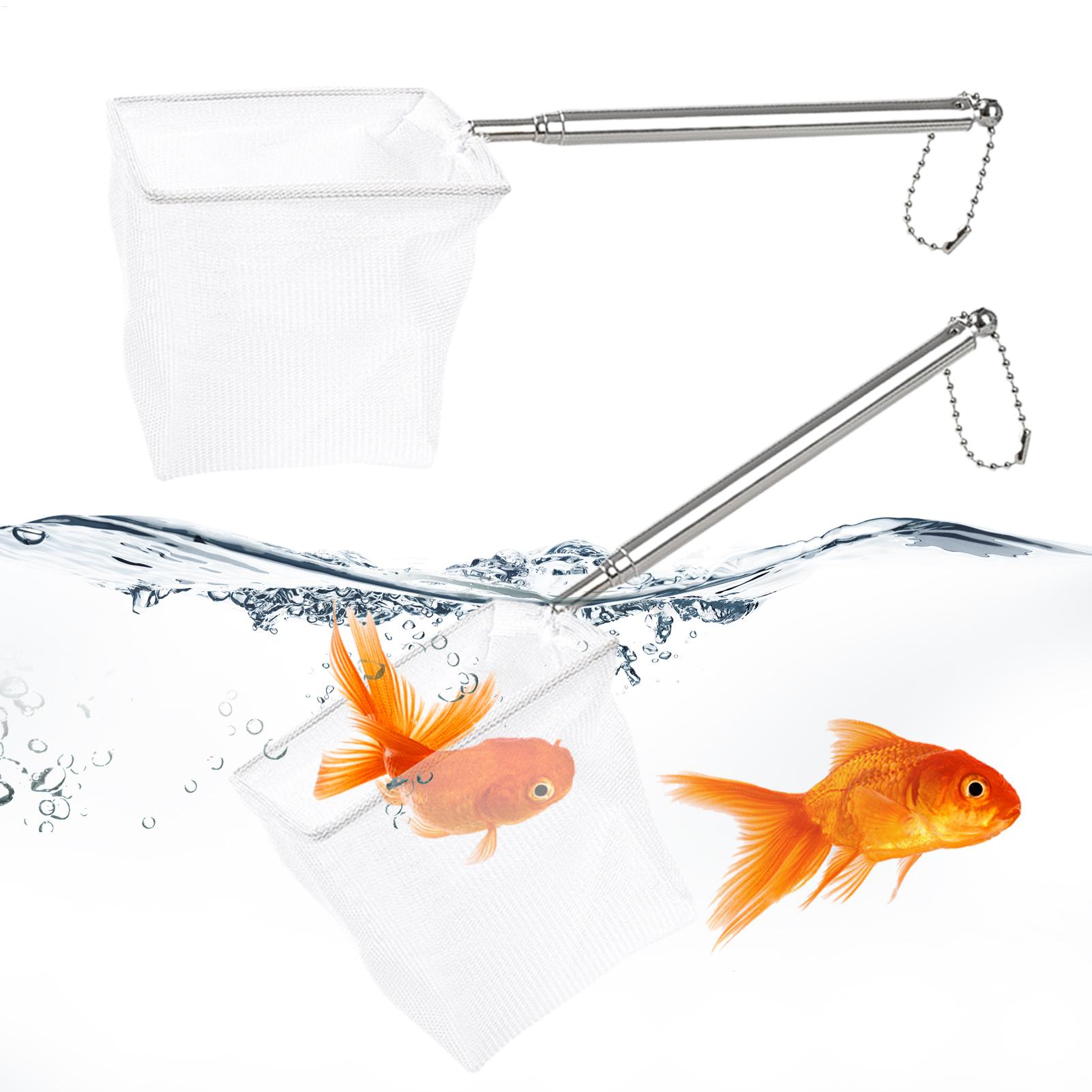 Aquarium Marina - 2pcs Small Fish Net Telescopic Handle