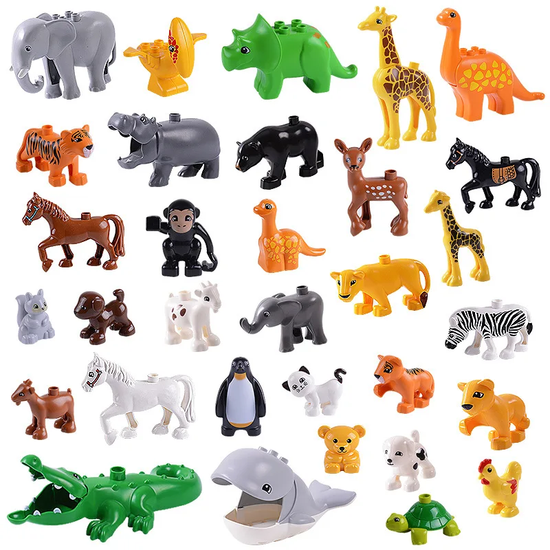 Marine Zoo - Large Building Blocks Zoo Animal Dinosaur