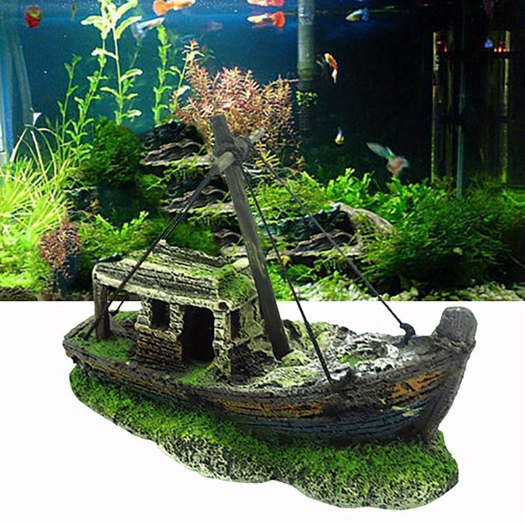 Aquarium Marina - Aquarium Fish Tank Landscape Wreck Ship