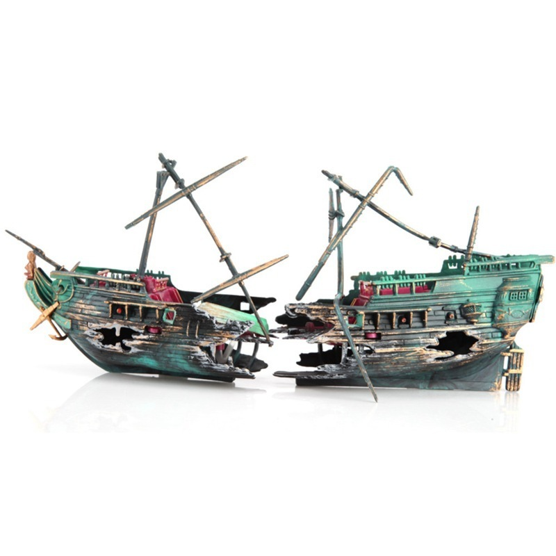 Large Aquarium Decoration Boat - đánh giá và giá Aquarium Marina