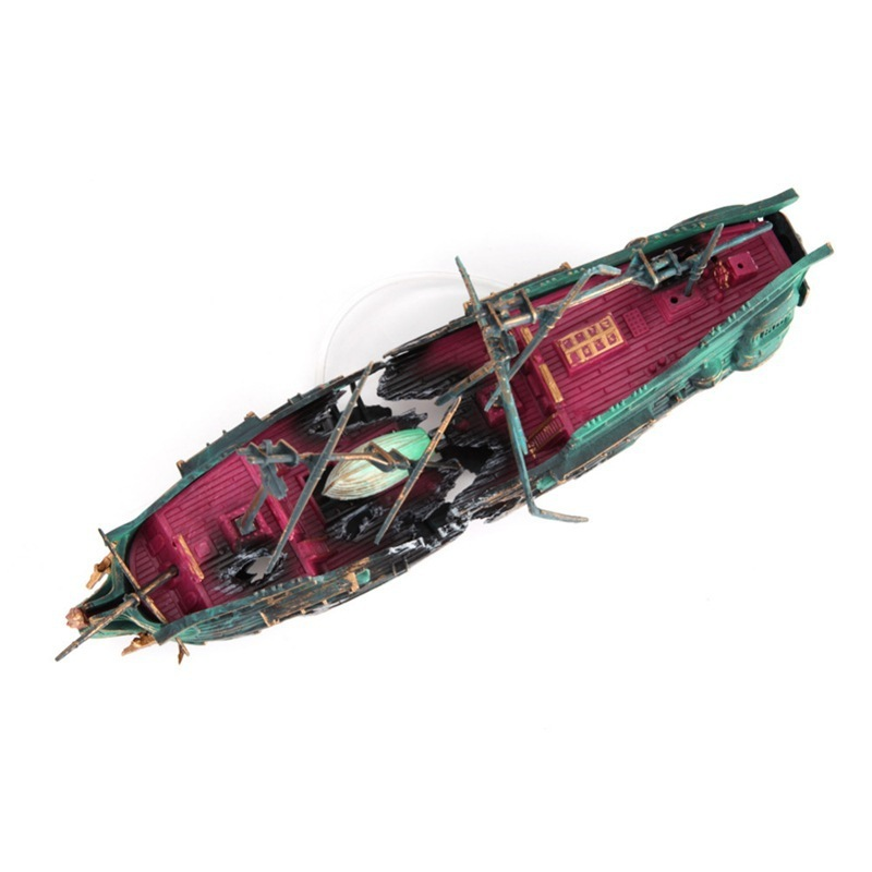 Large Aquarium Decoration Boat - đánh giá và giá Aquarium Marina