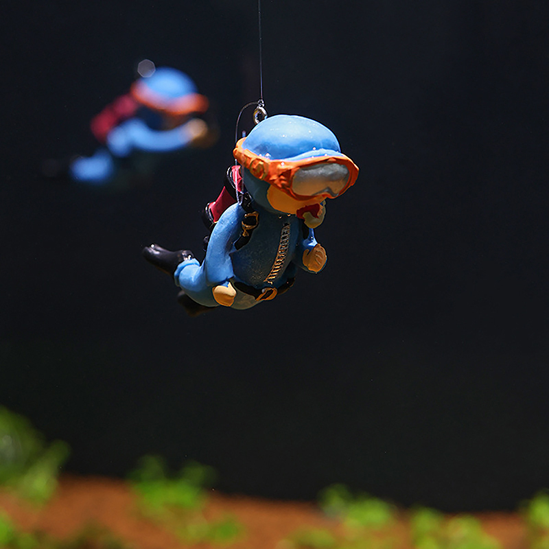 Diver Submerged Floating Fish  - đánh giá và giá Aquarium Marina