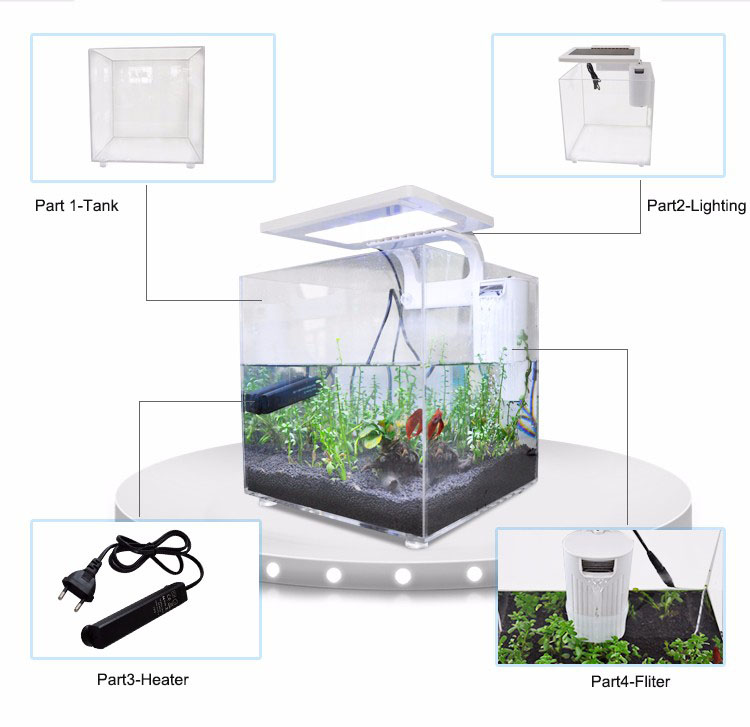Mini Acrylic (25*25*25cm) Sale - đánh giá và giá Aquarium Marina