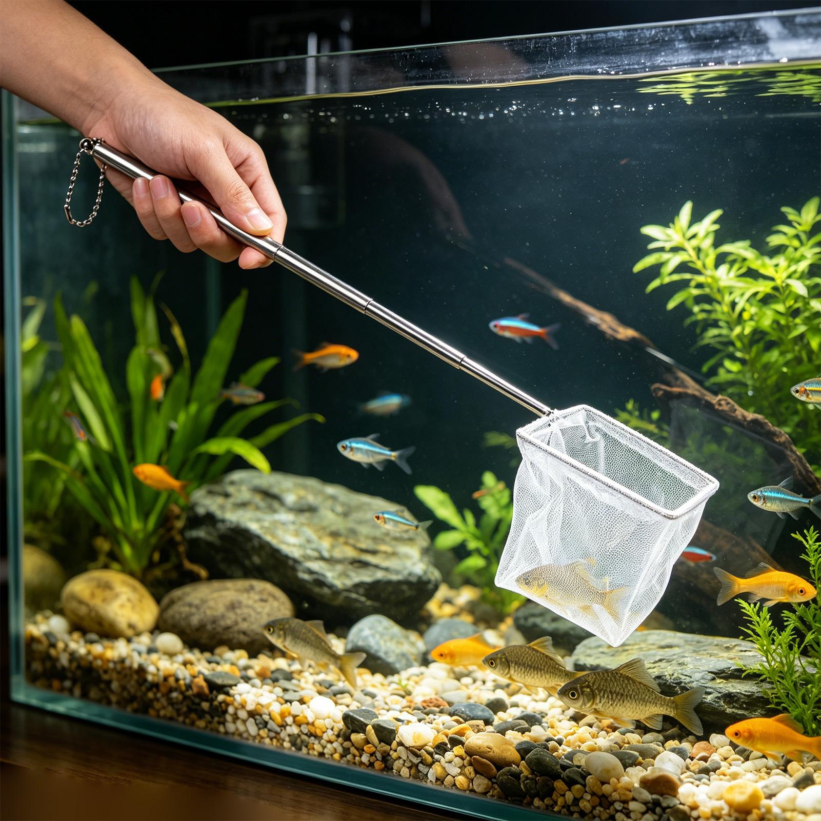 2pcs Small Fish Net Telescopic - đánh giá và giá Aquarium Marina