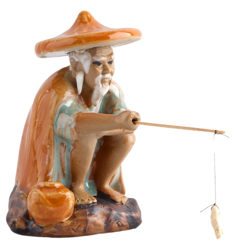 Ceramics Fisherman Boat Figuri - đánh giá và giá Aquarium Marina