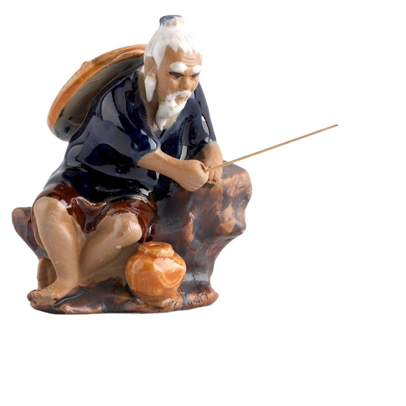 Ceramics Fisherman Boat Figuri - đánh giá và giá Aquarium Marina