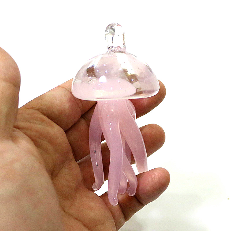 Pink Jellyfish Glass Pendant C - đánh giá và giá Marine Aquarium Europe